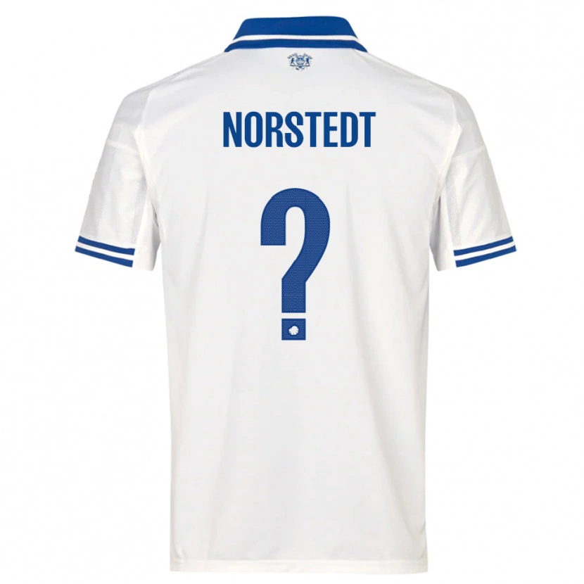 Danxen Dames Liam Norstedt #0 Wit Blauw Thuisshirt Thuistenue 2025/26 T-Shirt België