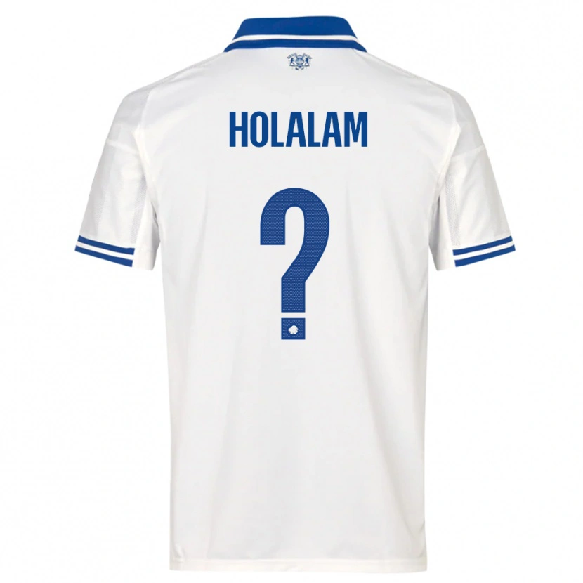 Danxen Dames Ishaq Holalam #0 Wit Blauw Thuisshirt Thuistenue 2025/26 T-Shirt België
