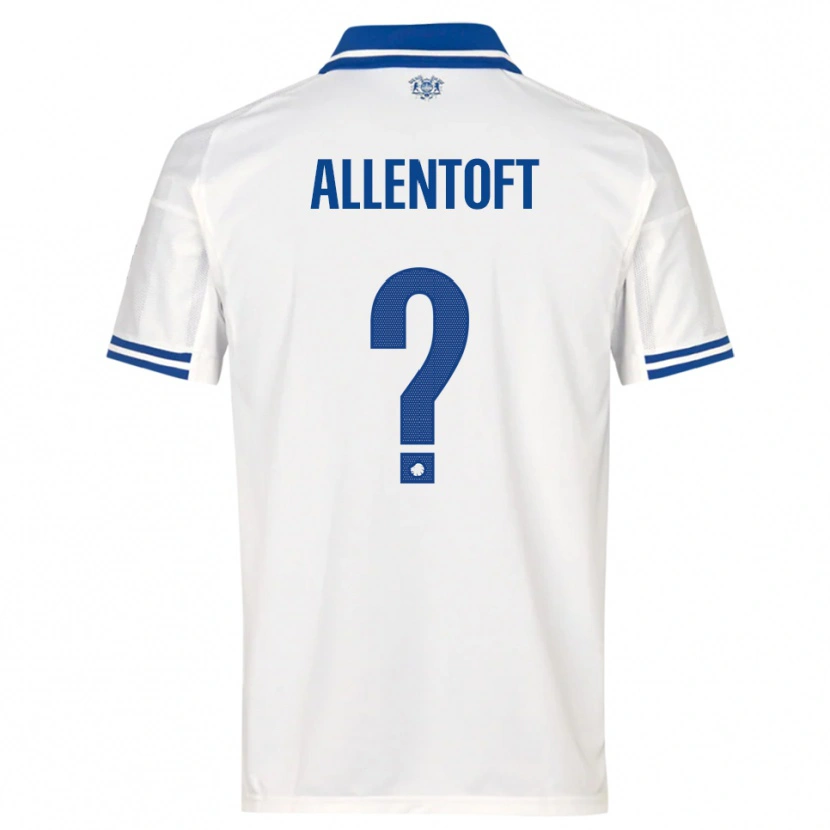 Danxen Dames Philip Allentoft #0 Wit Blauw Thuisshirt Thuistenue 2025/26 T-Shirt België