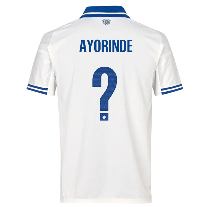Danxen Dames Noah Ayorinde #0 Wit Blauw Thuisshirt Thuistenue 2025/26 T-Shirt België