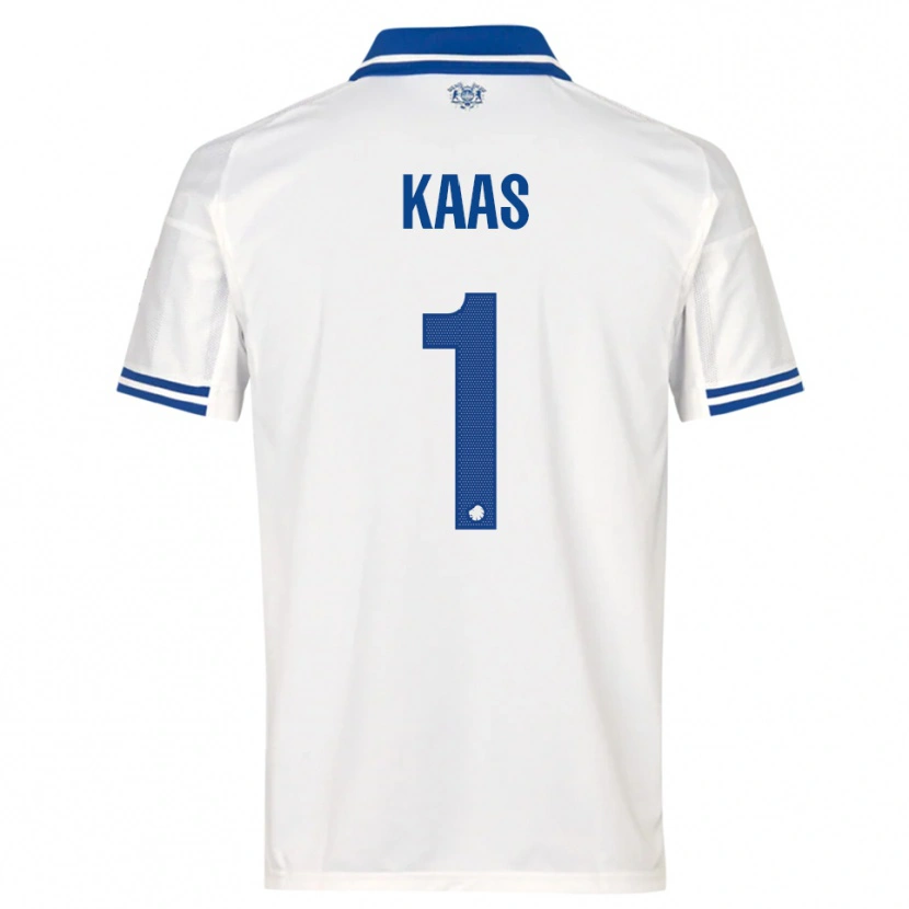 Danxen Dames Anna Kaas #1 Wit Blauw Thuisshirt Thuistenue 2025/26 T-Shirt België