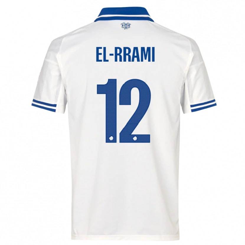 Danxen Dames Jamil El-Rrami #12 Wit Blauw Thuisshirt Thuistenue 2025/26 T-Shirt België