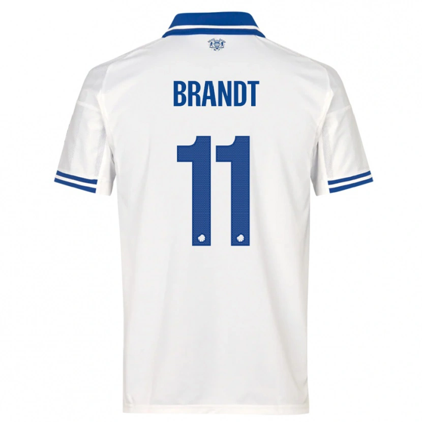 Danxen Dames Emma Brandt #11 Wit Blauw Thuisshirt Thuistenue 2025/26 T-Shirt België