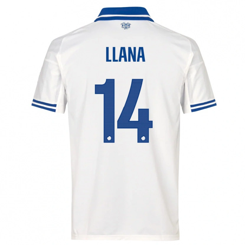 Danxen Dames Brandon Llana #14 Wit Blauw Thuisshirt Thuistenue 2025/26 T-Shirt België
