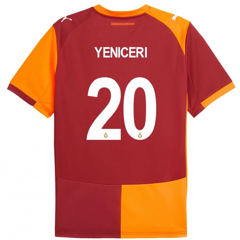Danxen Dames Berna Yeniçeri #20 Rood Oranje Thuisshirt Thuistenue 2025/26 T-Shirt België