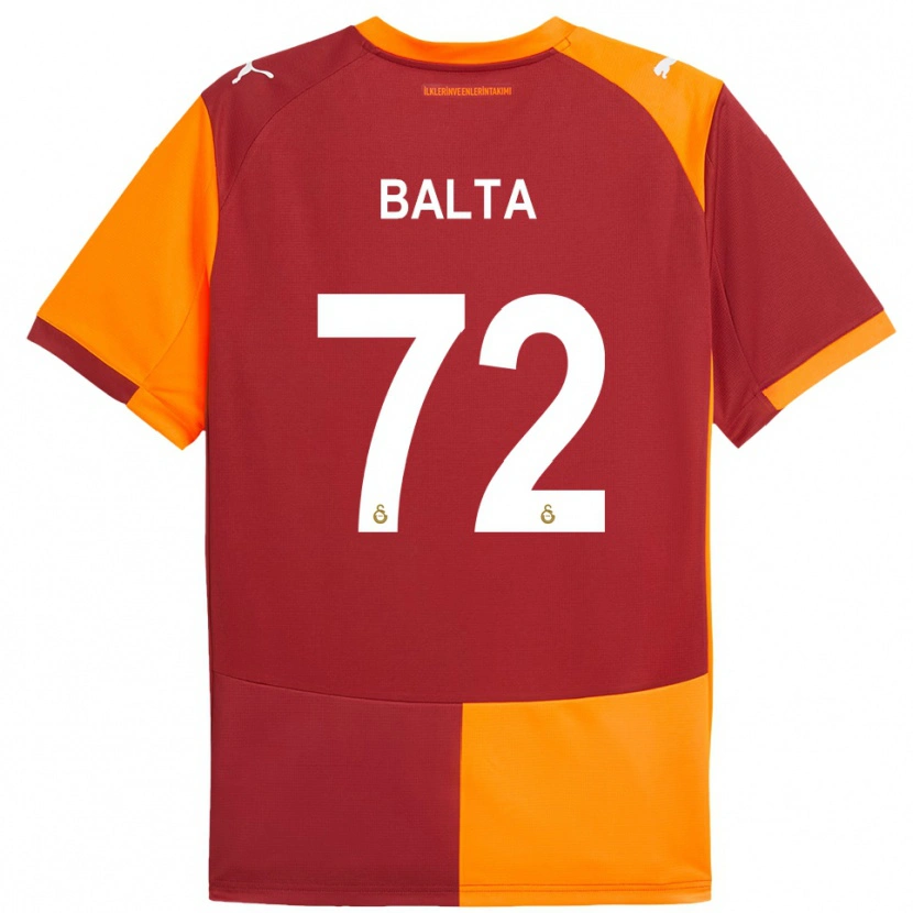 Danxen Dames Çağrı Balta #72 Rood Oranje Thuisshirt Thuistenue 2025/26 T-Shirt België