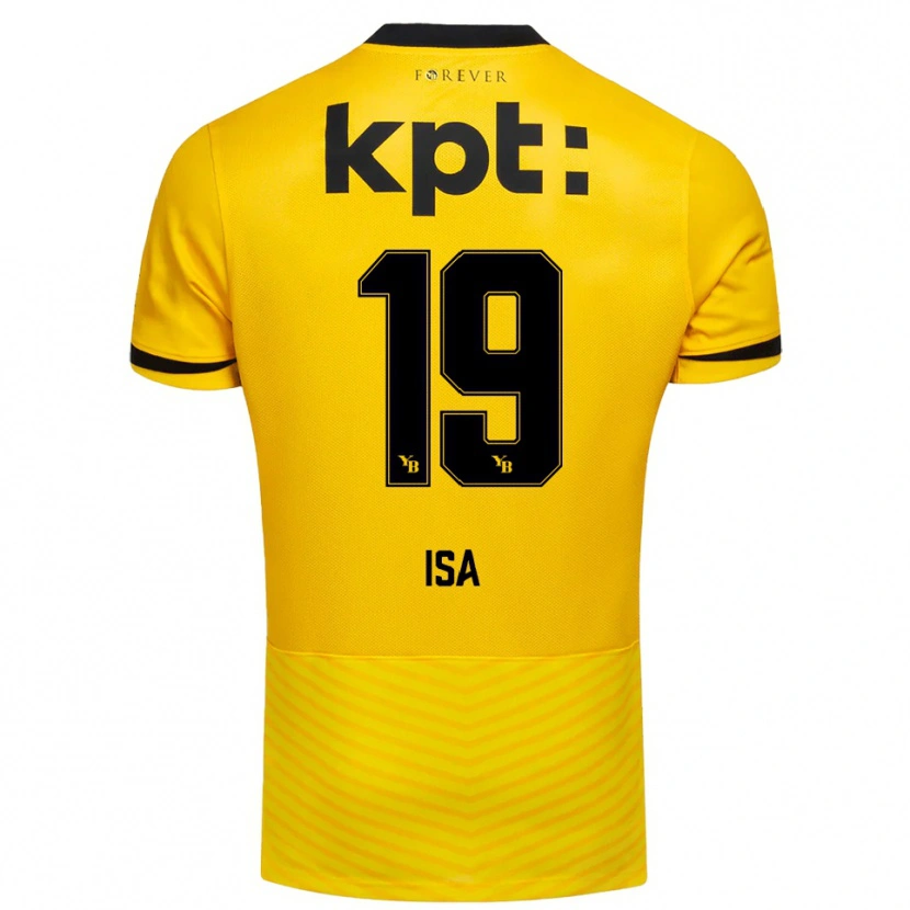 Danxen Dames Ron Isa #19 Geel Zwart Thuisshirt Thuistenue 2025/26 T-Shirt België