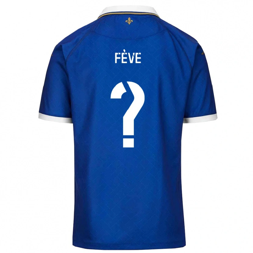 Danxen Dames Lino Fève #0 Blauw Goud Thuisshirt Thuistenue 2025/26 T-Shirt België