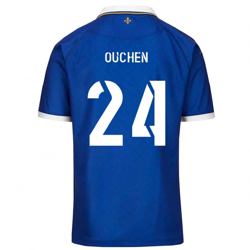 Danxen Dames Ali Ouchen #24 Blauw Goud Thuisshirt Thuistenue 2025/26 T-Shirt België