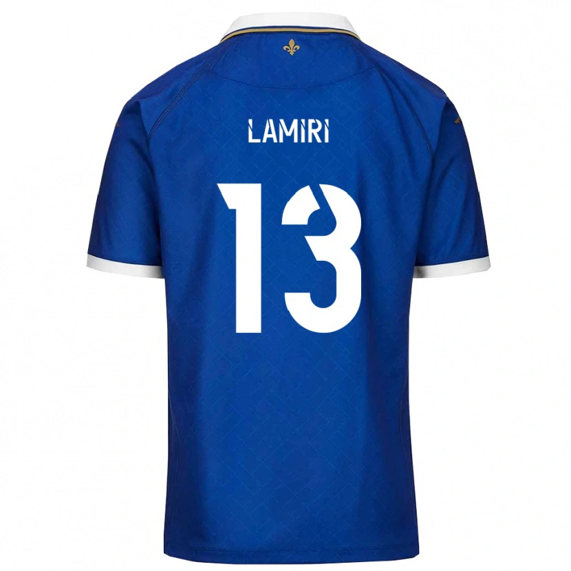 Danxen Dames Nadil Lamiri #13 Blauw Goud Thuisshirt Thuistenue 2025/26 T-Shirt België