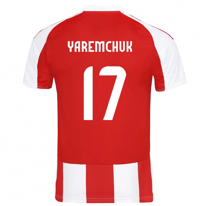 Danxen Dames Roman Yaremchuk #17 Rood Wit Thuisshirt Thuistenue 2025/26 T-Shirt België