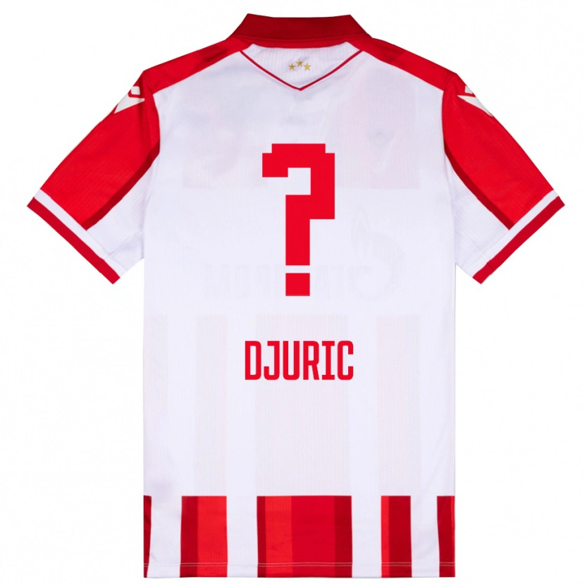 Danxen Dames Filip Djuric #0 Rood Wit Thuisshirt Thuistenue 2025/26 T-Shirt België