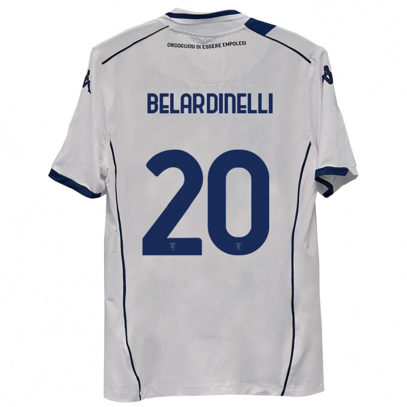Danxen Dames Luca Belardinelli #20 Donkerblauw Uitshirt Uittenue 2025/26 T-Shirt België