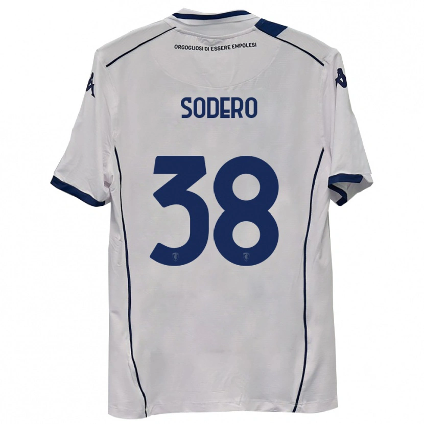 Danxen Dames Andrea Sodero #38 Donkerblauw Uitshirt Uittenue 2025/26 T-Shirt België