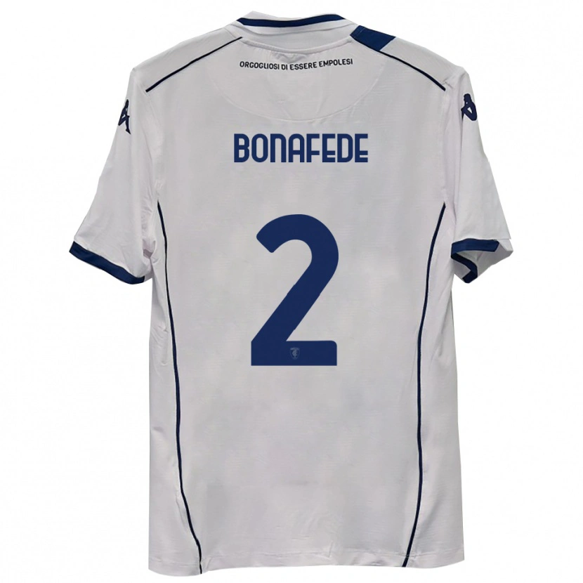 Danxen Dames Mattias Bonafede #2 Donkerblauw Uitshirt Uittenue 2025/26 T-Shirt België