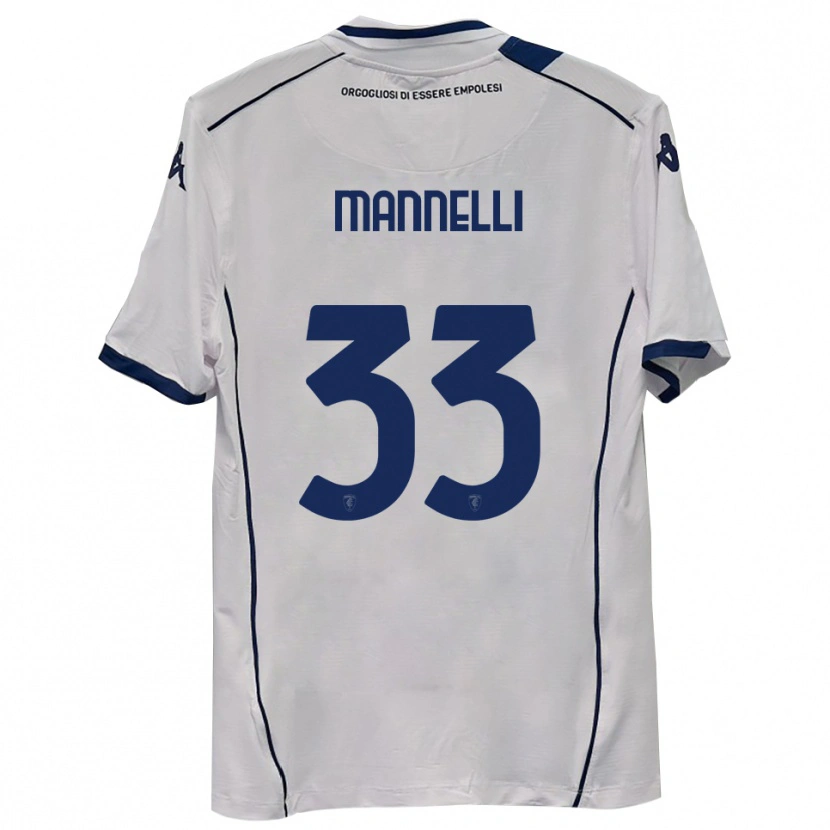 Danxen Dames Matteo Mannelli #33 Donkerblauw Uitshirt Uittenue 2025/26 T-Shirt België