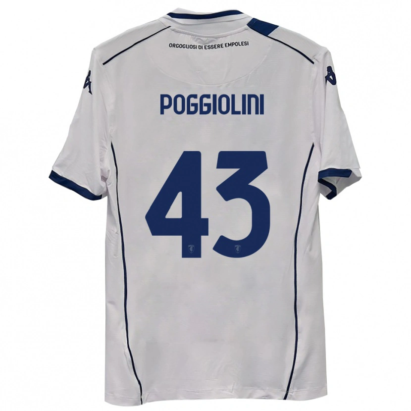 Danxen Dames Duccio Poggiolini #43 Donkerblauw Uitshirt Uittenue 2025/26 T-Shirt België