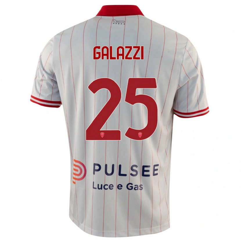 Danxen Dames Nicolas Galazzi #25 Wit Rood Blauw Uitshirt Uittenue 2025/26 T-Shirt België