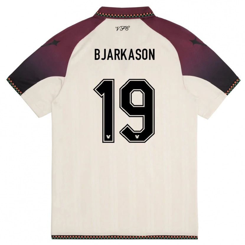 Danxen Dames Bjarki Bjarkason #19 Crème Bourgondië Uitshirt Uittenue 2025/26 T-Shirt België