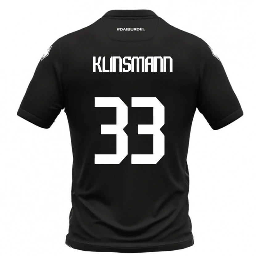 Danxen Dames Jonathan Klinsmann #33 Zwart Wit Uitshirt Uittenue 2025/26 T-Shirt België
