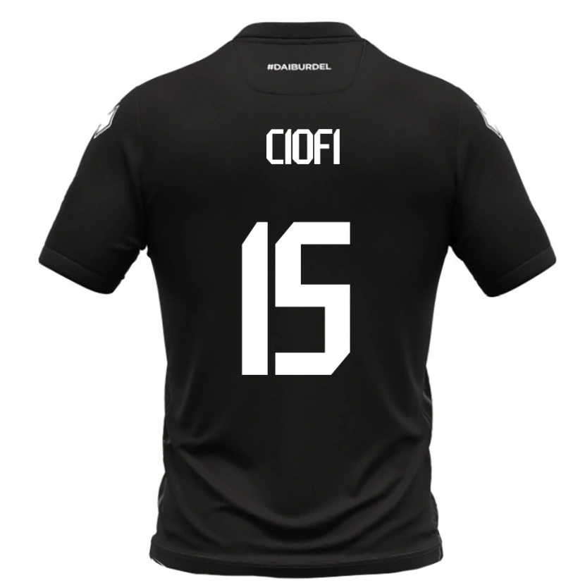 Danxen Dames Andrea Ciofi #15 Zwart Wit Uitshirt Uittenue 2025/26 T-Shirt België