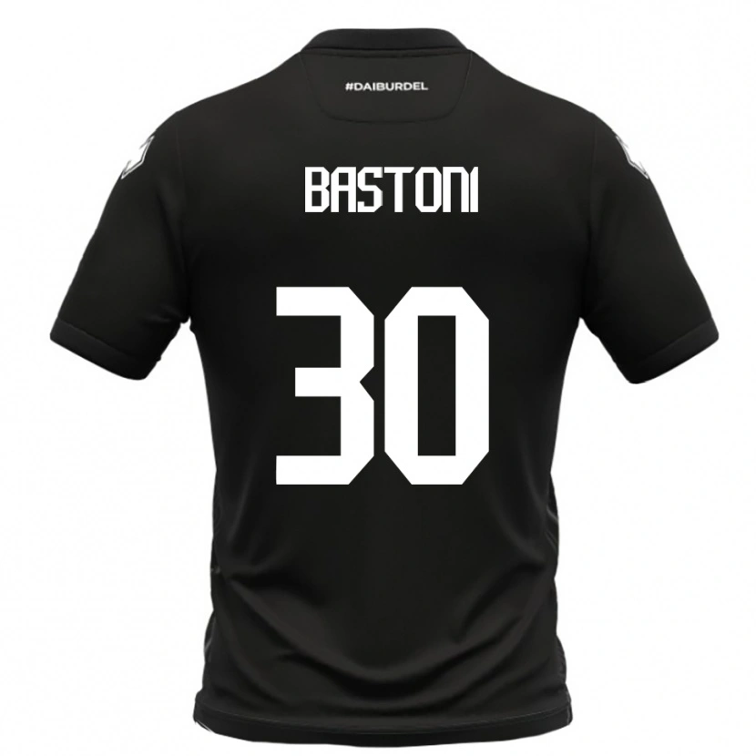 Danxen Dames Simone Bastoni #30 Zwart Wit Uitshirt Uittenue 2025/26 T-Shirt België