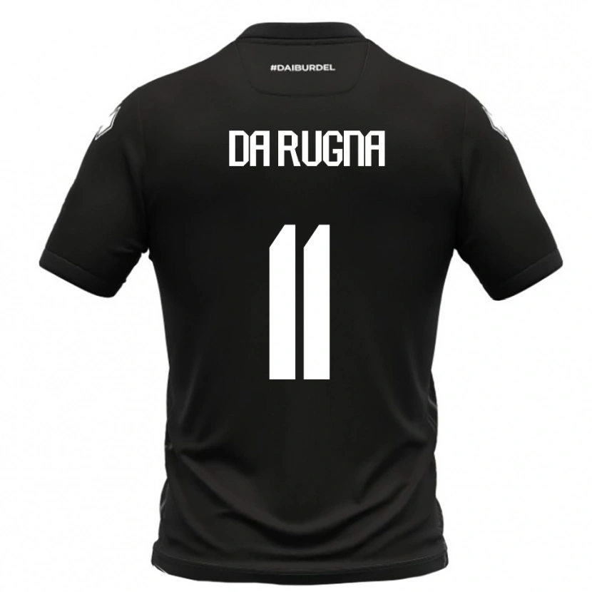 Danxen Dames Milo Da Rugna #11 Zwart Wit Uitshirt Uittenue 2025/26 T-Shirt België