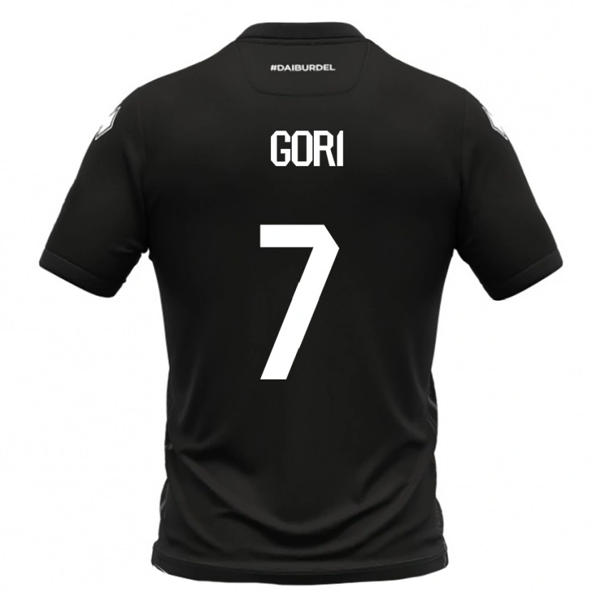 Danxen Dames Samuele Gori #7 Zwart Wit Uitshirt Uittenue 2025/26 T-Shirt België