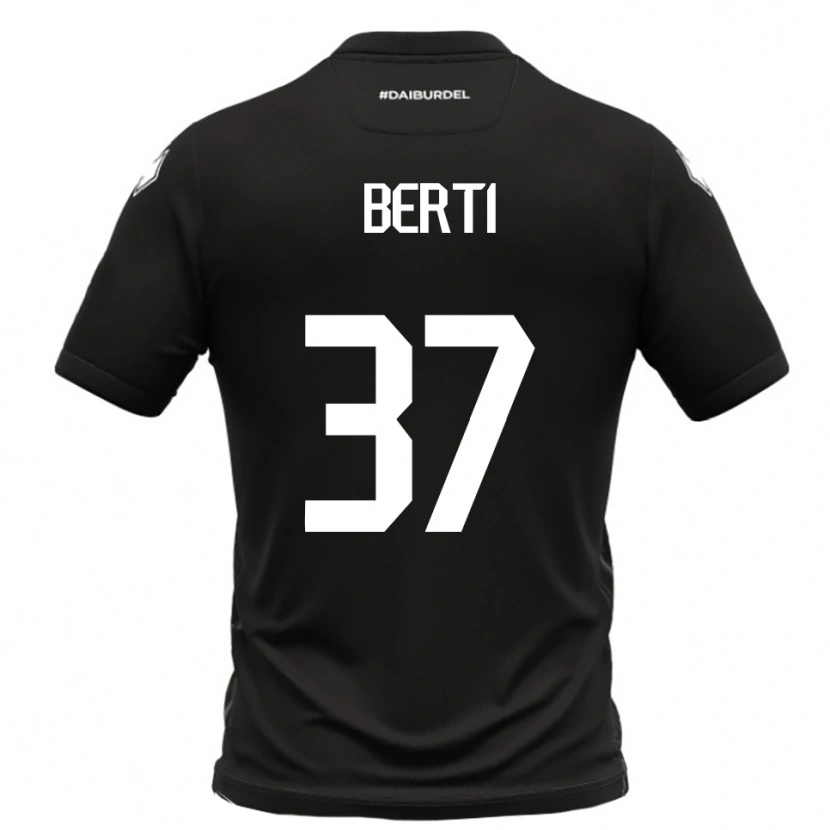 Danxen Dames Filippo Berti #37 Zwart Wit Uitshirt Uittenue 2025/26 T-Shirt België