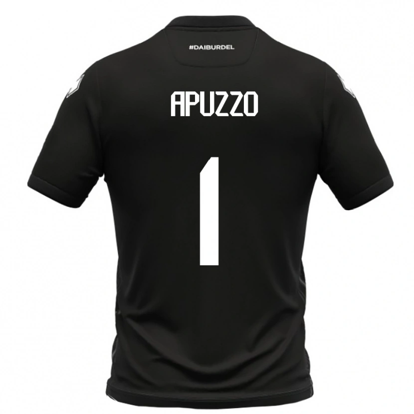 Danxen Dames Davide Apuzzo #1 Zwart Wit Uitshirt Uittenue 2025/26 T-Shirt België