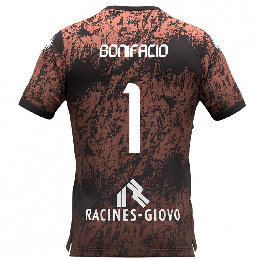 Danxen Dames Lorenzo Bonifacio #1 Bruin Zwart Uitshirt Uittenue 2025/26 T-Shirt België
