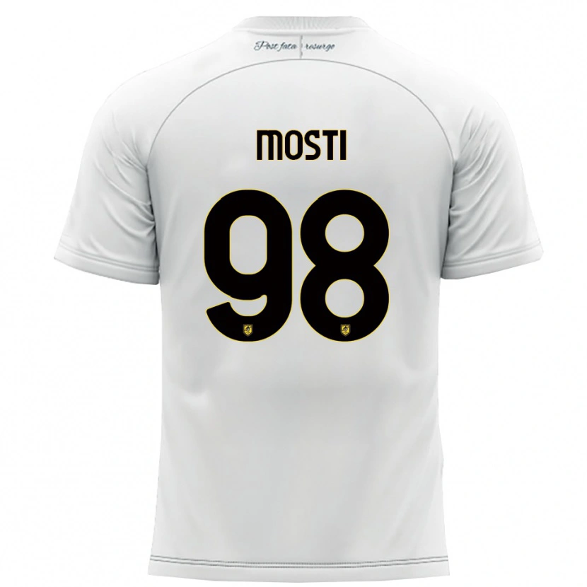Danxen Dames Nicola Mosti #98 Wit Geel Uitshirt Uittenue 2025/26 T-Shirt België