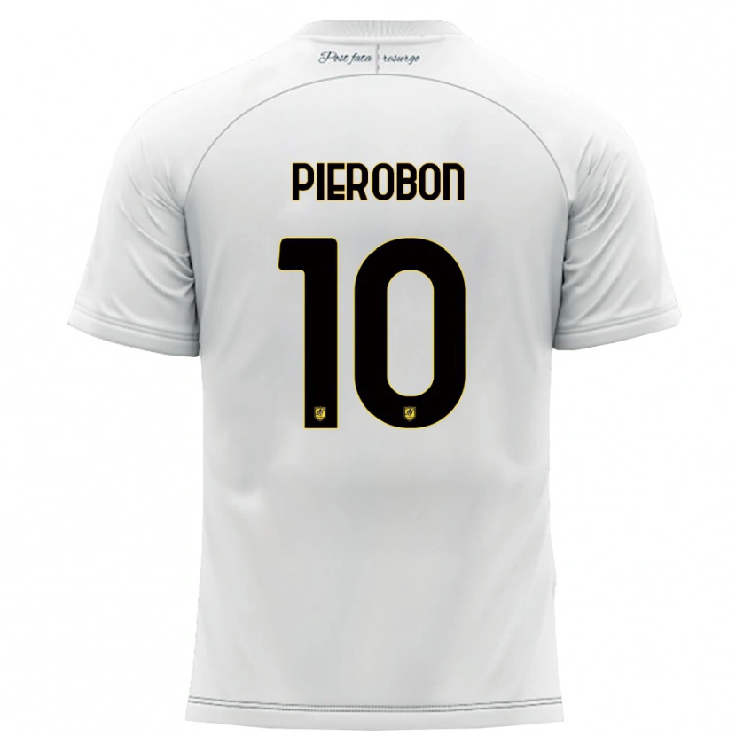 Danxen Dames Christian Pierobon #10 Wit Geel Uitshirt Uittenue 2025/26 T-Shirt België