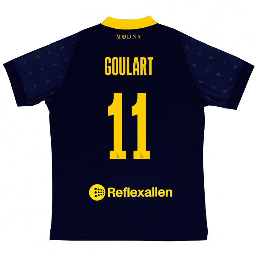 Danxen Dames Yago Goulart #11 Donkerblauw Geel Uitshirt Uittenue 2025/26 T-Shirt België