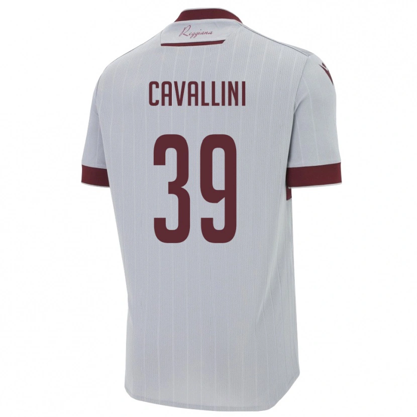 Danxen Dames Giacomo Cavallini #39 Bourgondië Wit Uitshirt Uittenue 2025/26 T-Shirt België