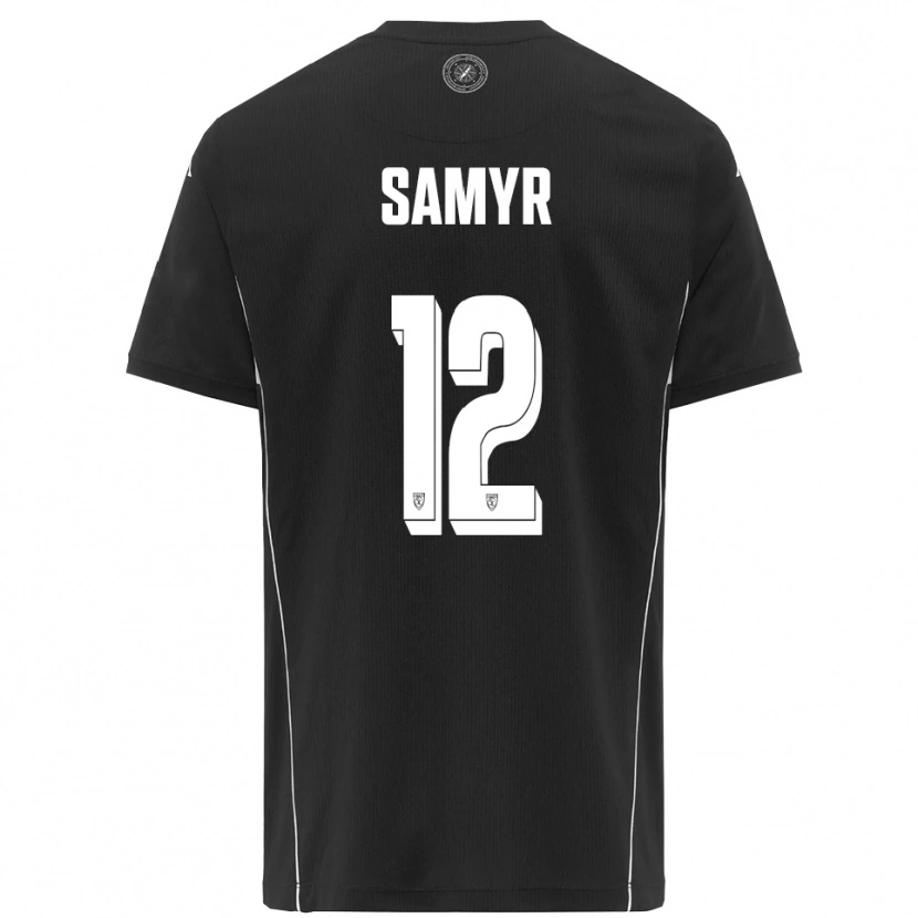 Danxen Dames Walid Samyr #12 Zwart Wit Uitshirt Uittenue 2025/26 T-Shirt België