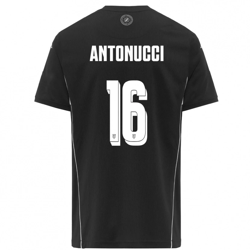 Danxen Dames Mirko Antonucci #16 Zwart Wit Uitshirt Uittenue 2025/26 T-Shirt België