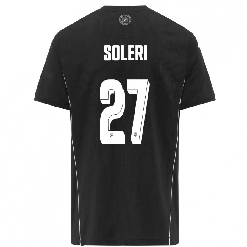 Danxen Dames Edoardo Soleri #27 Zwart Wit Uitshirt Uittenue 2025/26 T-Shirt België