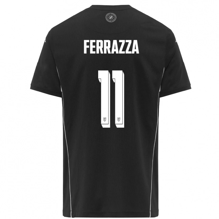 Danxen Dames Diego Ferrazza #11 Zwart Wit Uitshirt Uittenue 2025/26 T-Shirt België