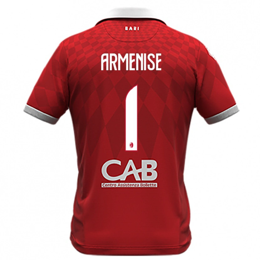 Danxen Dames Gaetano Armenise #1 Rood Wit Uitshirt Uittenue 2025/26 T-Shirt België