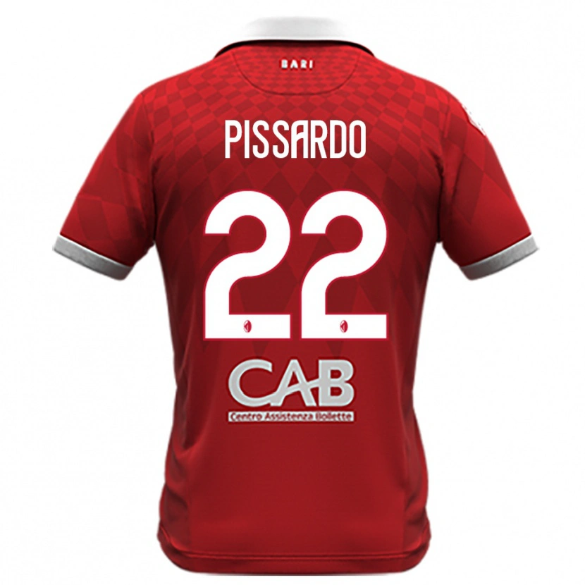 Danxen Dames Marco Pissardo #22 Rood Wit Uitshirt Uittenue 2025/26 T-Shirt België