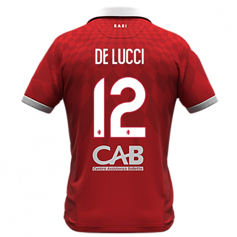 Danxen Dames Paolo De Lucci #12 Rood Wit Uitshirt Uittenue 2025/26 T-Shirt België