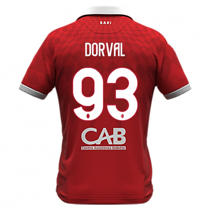 Danxen Dames Mehdi Dorval #93 Rood Wit Uitshirt Uittenue 2025/26 T-Shirt België
