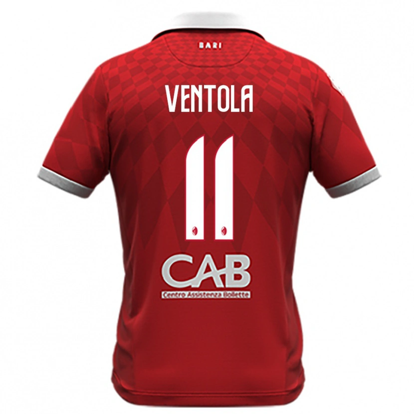 Danxen Dames Flavio Ventola #11 Rood Wit Uitshirt Uittenue 2025/26 T-Shirt België