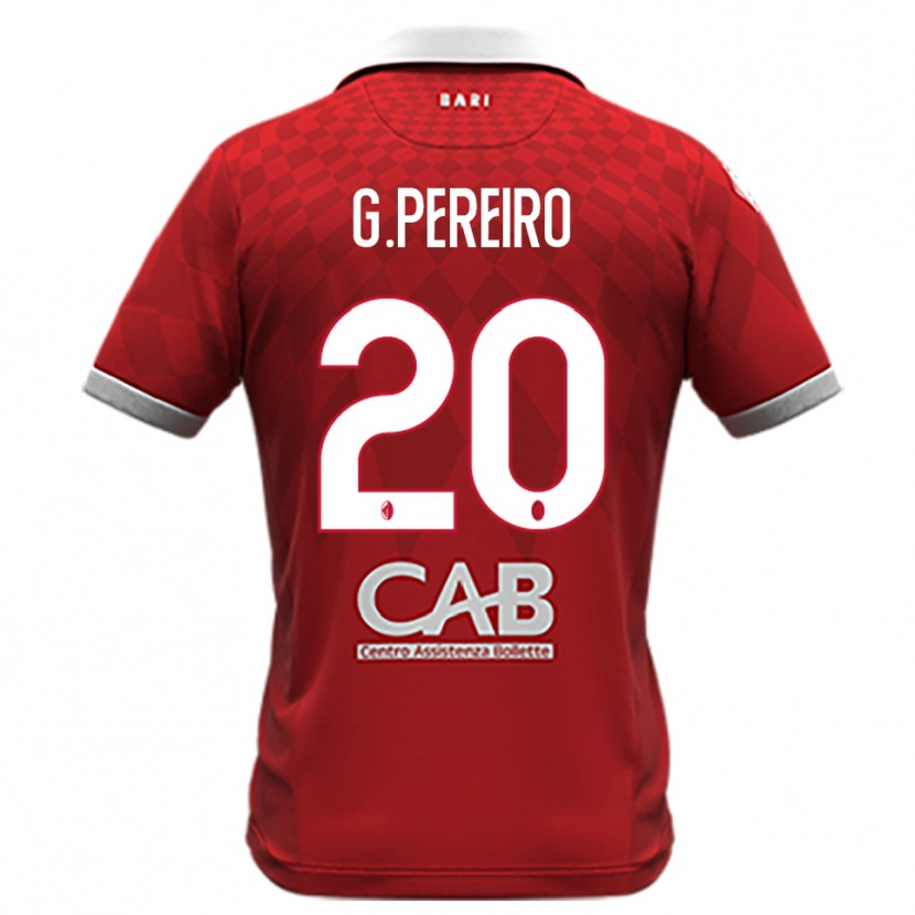 Danxen Dames Gastón Pereiro #20 Rood Wit Uitshirt Uittenue 2025/26 T-Shirt België
