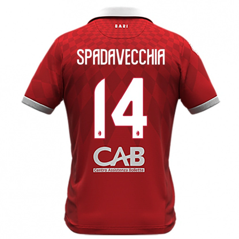 Danxen Dames Pantaleo Spadavecchia #14 Rood Wit Uitshirt Uittenue 2025/26 T-Shirt België