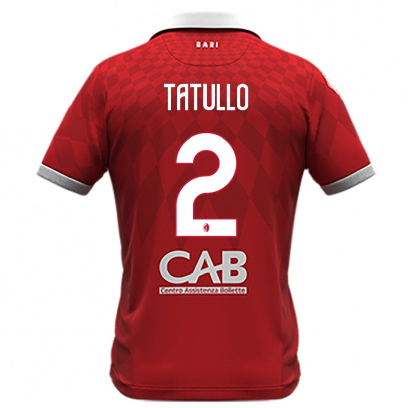 Danxen Dames Romano Tatullo #2 Rood Wit Uitshirt Uittenue 2025/26 T-Shirt België