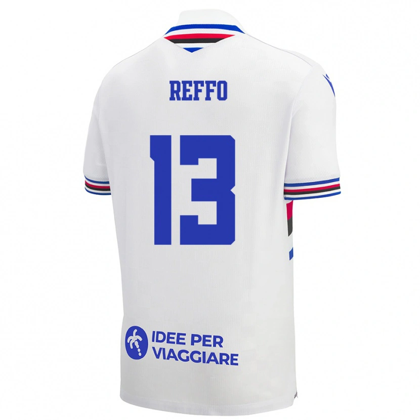 Danxen Dames Mario Reffo #13 Wit Blauw Rood Uitshirt Uittenue 2025/26 T-Shirt België