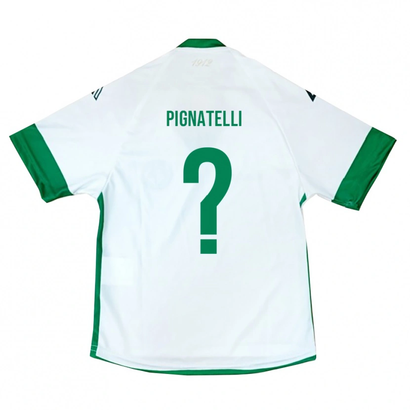 Danxen Dames Cristian Pignatelli #0 Wit Groen Blauw Uitshirt Uittenue 2025/26 T-Shirt België