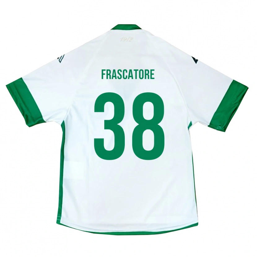 Danxen Dames Paolo Frascatore #38 Wit Groen Blauw Uitshirt Uittenue 2025/26 T-Shirt België